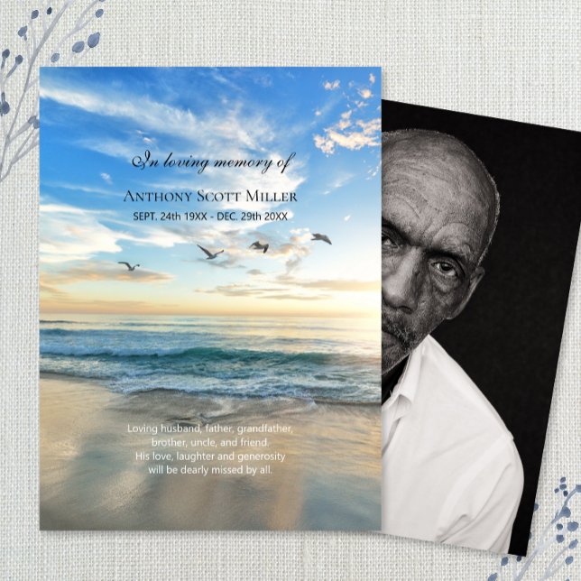 Carte commémorative du thème de la plage (Créateur téléchargé)