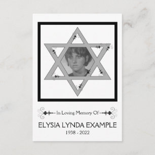 carte commémorative juive