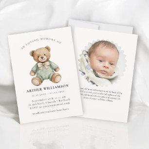 Carte commémorative pour enfant "En souvenir affec