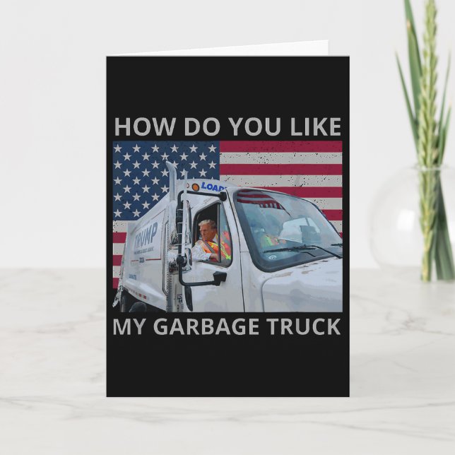 Carte Comment aimez-vous mon trajet en camion de garage  (Devant)