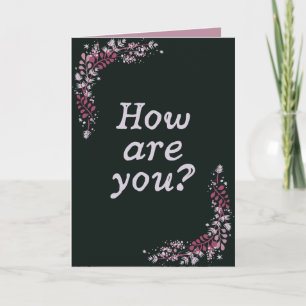 Carte Comment Ça Va ? Penser À Vous