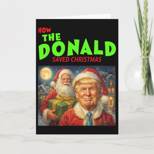 Carte Comment Donald Trump a sauvé Noël  (Devant)