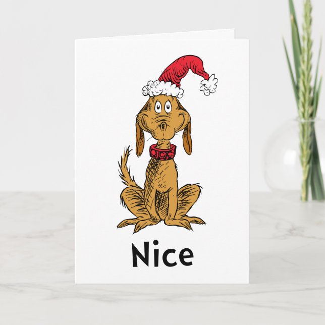 Carte Comment Grinch Stol Christmas | Max est Nice (Devant)