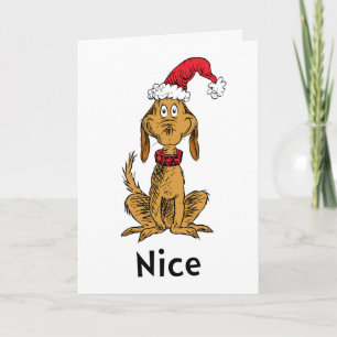 Carte Comment le Grinch a volé Noël Max est gentil