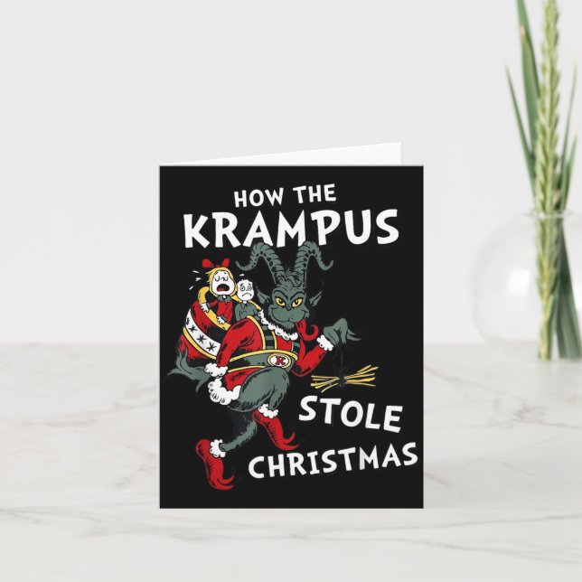 Carte Comment le Krampus a volé Noël  (Devant)