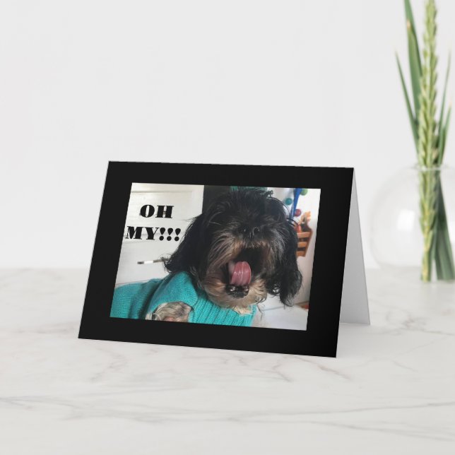 CARTE **COMMENT POURRAIT-IL ÊTRE** UN AUTRE ANNIVERSAIRE (Devant)