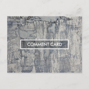 carte commentaire texture croustillante