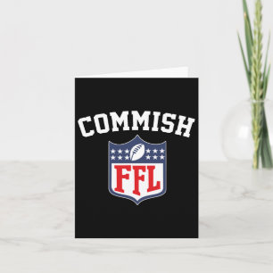 Carte Commish Funny Imaginaire Football League Fl Comm