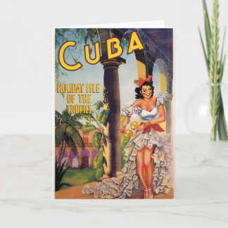 Carte Commission Touristique Vintage Cuba Tropiques Voya
