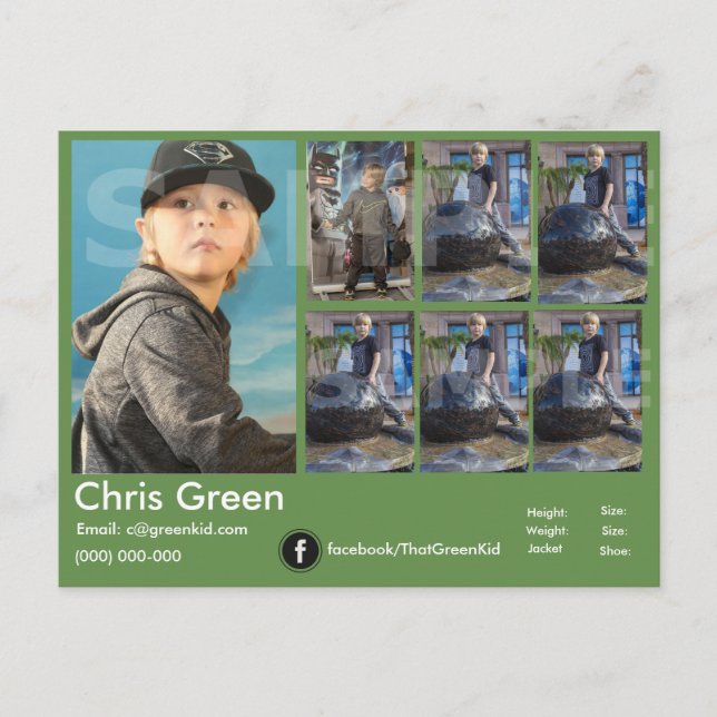 Carte Comp 2 faces Acteur-Modèle Capture D'Écran V (Devant)