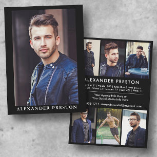 Carte Comp Acteur Modèle Carte Zed 7 Photo 5.5x7.5