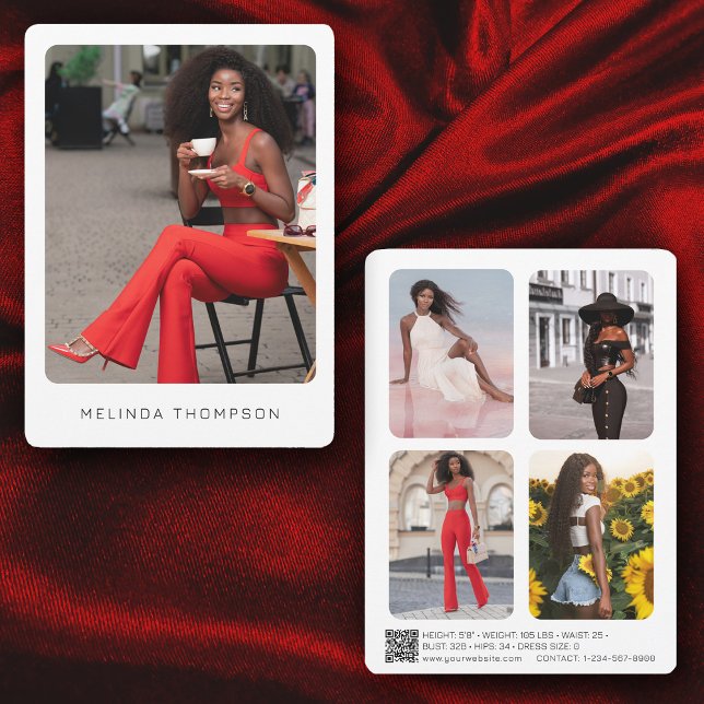 Carte Comp Acteur Modélisation Moderne 5 Photo Cod (Créateur téléchargé)