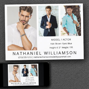 Carte Comp Moderne Pro Model Actor 3 Photos