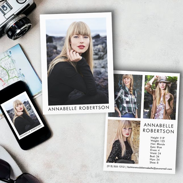 Carte Comp. photo Actor 4 (Customize to change background color, text size or text style. Available for prints and download.)