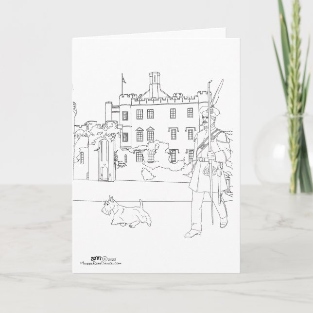 Carte Compagnie royale d'archers, Écosse (Devant)