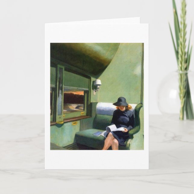 Carte Compartment C Car Edward Hopper (Devant)