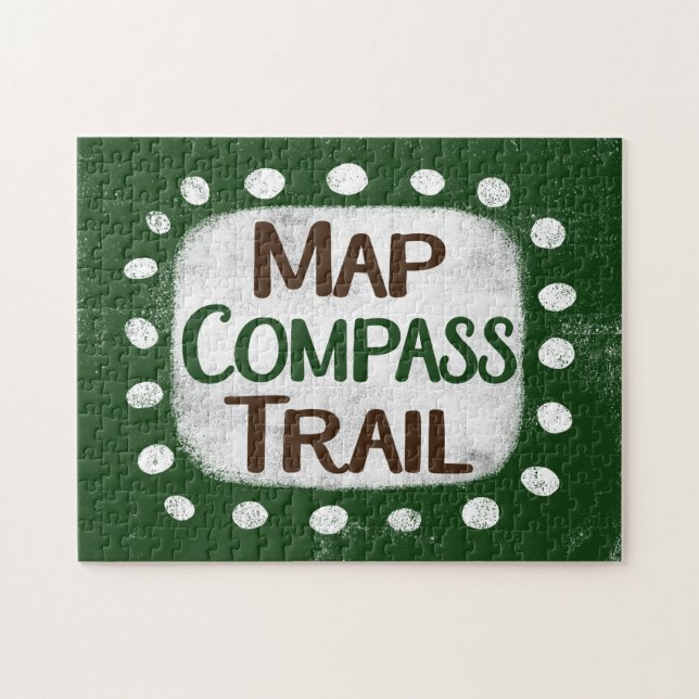 Carte Compass Trail Jigsaw Puzzle Puzzle (Horizontal)