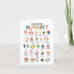 Carte Compétences Alphabet Problèmes de santé mentale Pr