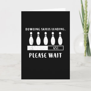 Carte Compétences de bowling Chargement Veuillez patient