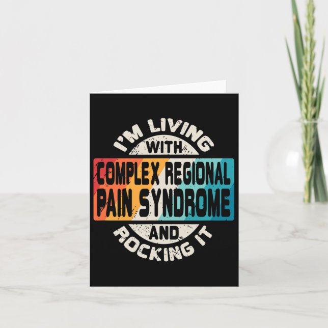 Carte Complexe Syndrome De Douleur Régional Crps Sensibi (Devant)
