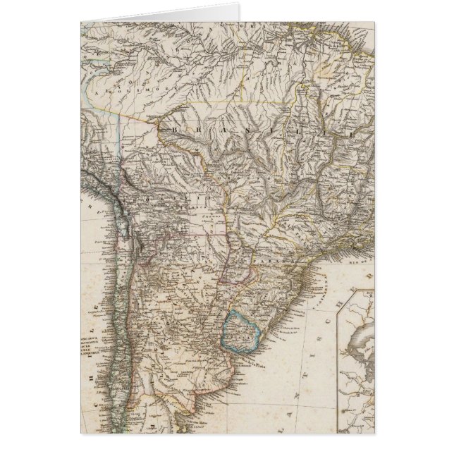 Carte composite de l'Amérique du Sud (Devant)