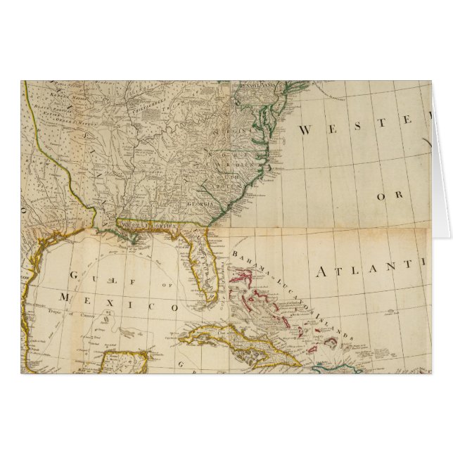 Carte composite nord-américaine à la main (Devant horizontal)