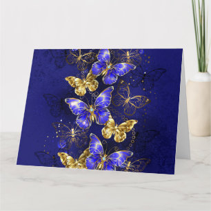 Carte Composition avec papillons Sapphire