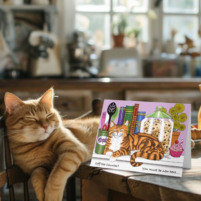 Carte Comptoir de cuisine Orange Tabby Haut (Créateur téléchargé)