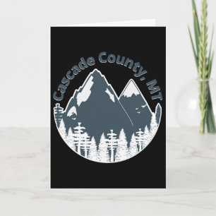 Carte Comté de Cascade Mt Montagnes Randonnée Escalade C