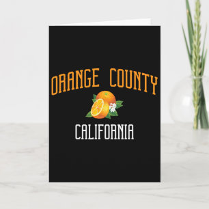 Carte Comté d'Orange Californie surf sur l'océan Pacifiq