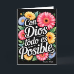 Carte Con Dios Todo Es Posible Shirt Christian Spanish F<br><div class="desc">Con Dios Todo Es Posible Shirt Christian Spanish For Womens _1</div>