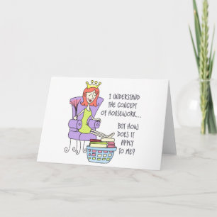 Carte Concept de ménage