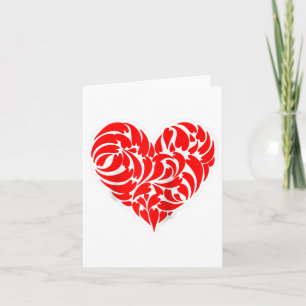 Carte Conception amusante de style de tatouage tribal ro