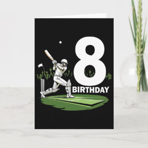 Carte Conception amusante pour un amateur de cricket pou