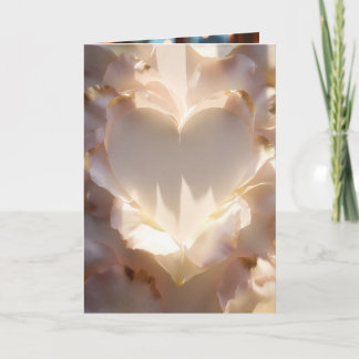 Carte Conception artistique d'invitation romantique de l