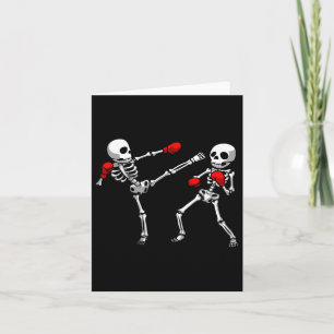 Carte Conception cool Kickboxer Pour Hommes Femmes Boîte