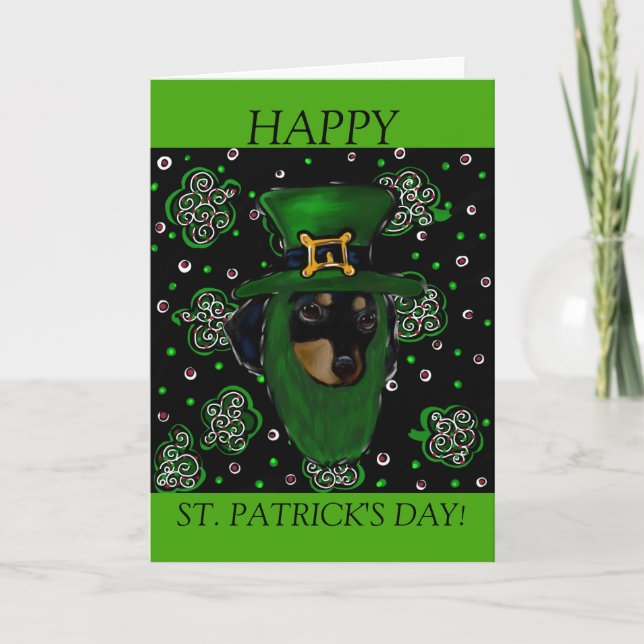 Carte Conception d'art St. Patty Doxie (Devant)