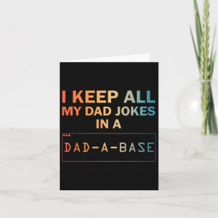 Carte Conception de blagues de papa pour hommes Base de