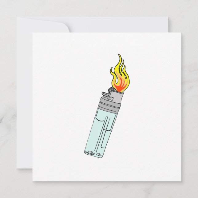 Carte Conception de briquet et de flamme (Devant)
