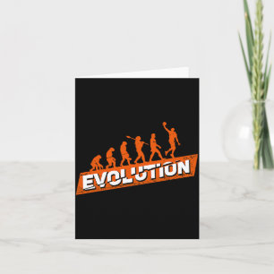 Carte Conception de cadeau d'évolution de joueur de bask