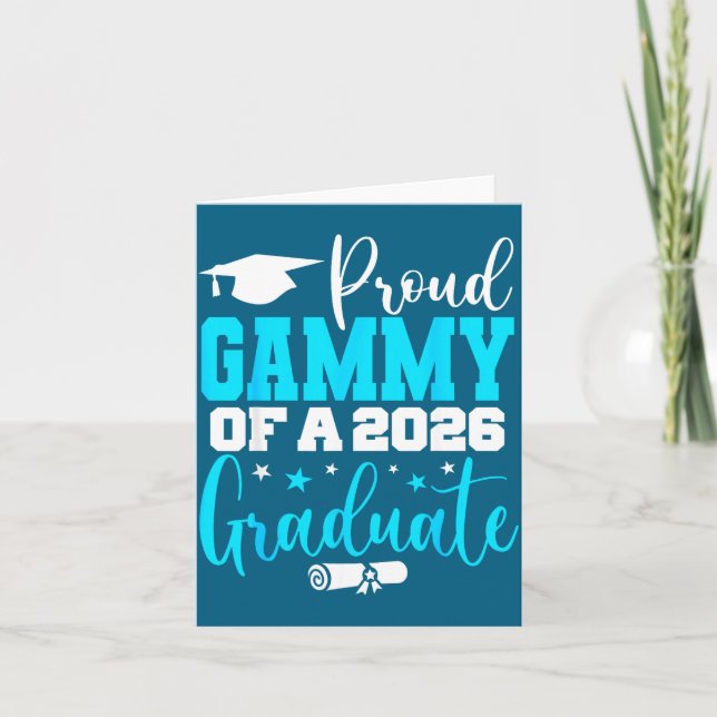 Carte Conception de classe Gammy Senior fière Gammy (Devant)