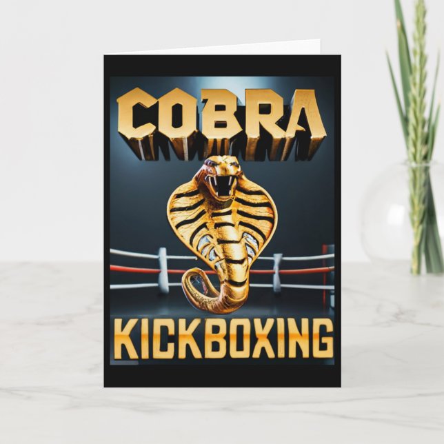 Carte Conception de Cobra Kickboxing par Don Castillo  (Devant)