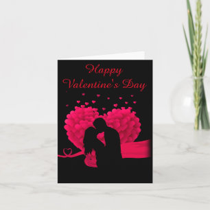Carte Conception de coeurs de couple amoureux Joyeuse Sa