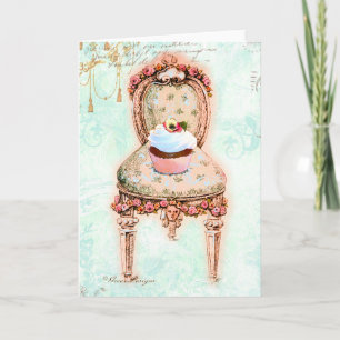 Carte Conception de Cupcake