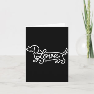 Carte Conception de dachshund cool pour hommes femmes ch
