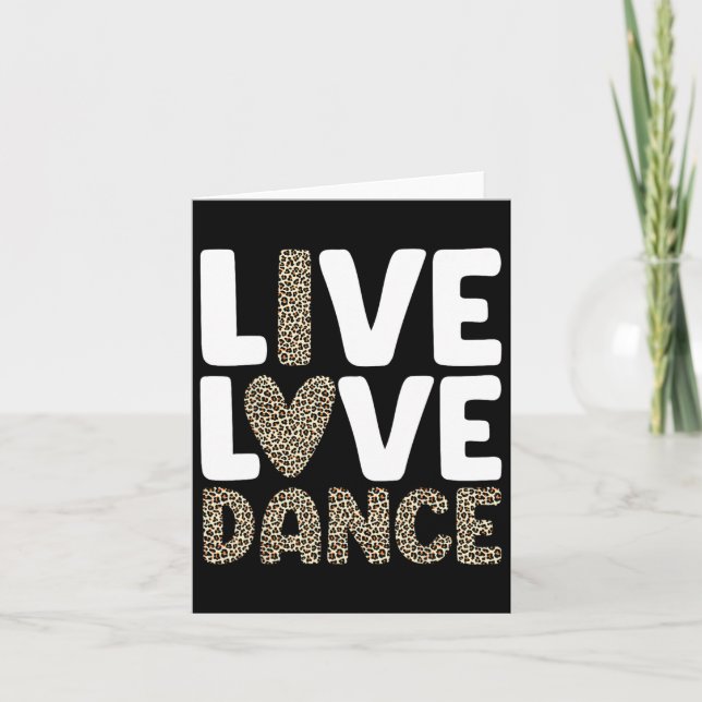 Carte Conception De Danse Cute Pour Filles Femmes Danse  (Devant)
