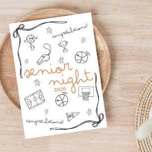 Carte Conception de doodle personnalisée pour l'année de