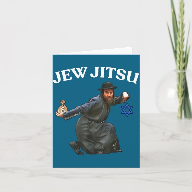 Carte Conception de Jew Jitsu (Devant)