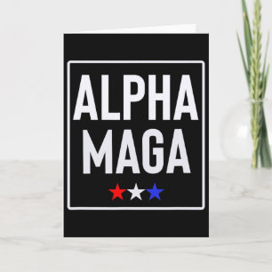 Carte Conception de l'élection Alpha Mega Trump 2024