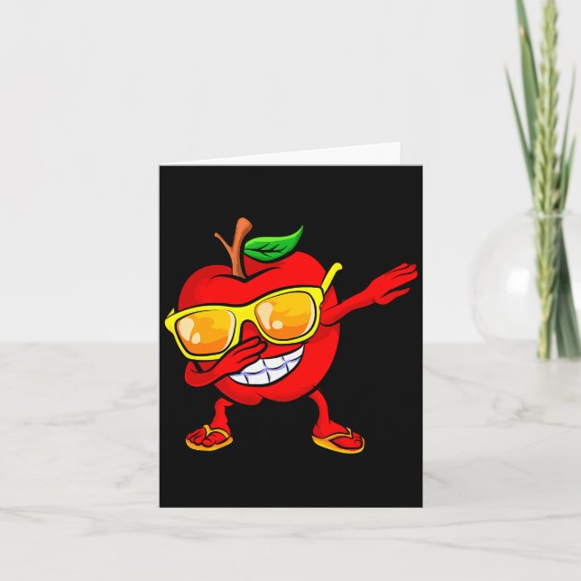 Carte Conception de lunettes de soleil Dabbing Verts Amo (Devant)